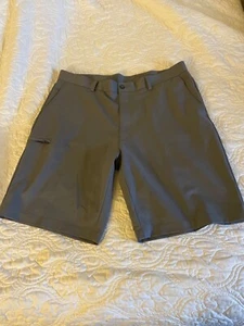 Grand Slam Men's Performance Golf Shorts Sz 38 Gray Pockets Zip Pocket - Picture 1 of 15