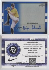 2018 Leaf Perfect Game National Showcase Metal Blue /20 Bryce Osmond Auto