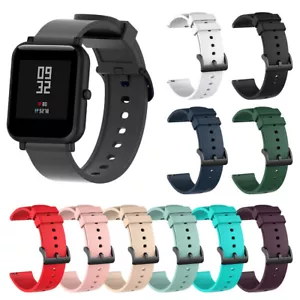 For Huami Amazfit Bip Soft Band Accessories Silicone Bracelet Replacement Strap - Picture 1 of 18