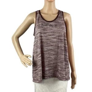 Nike Split Back Just Do It Tank Top Size S Purple - Picture 1 of 7