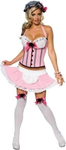 Lil Miss Tuffet Little Muffet Fairy Tale Fancy Dress Up Halloween Adult Costume - Picture 1 of 6