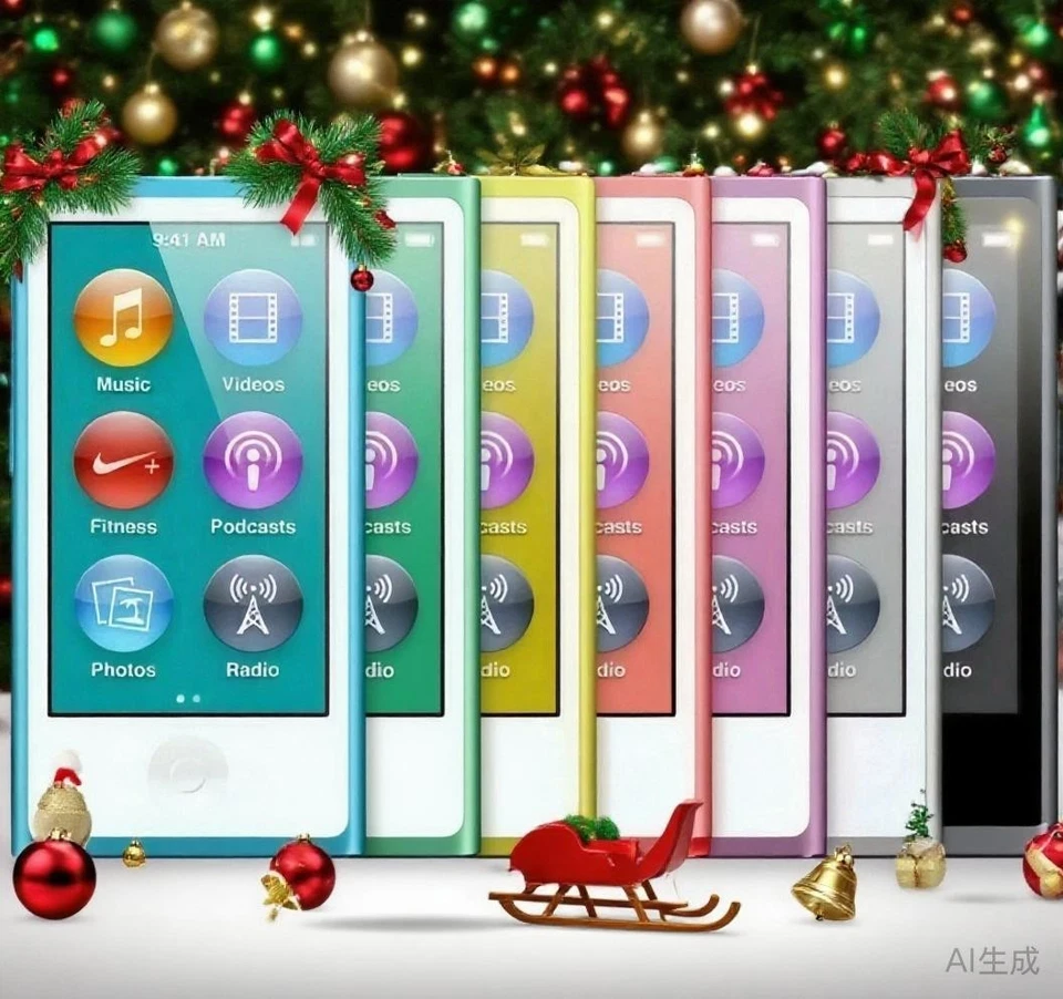 🎄🎄NEW Apple iPod Nano 7th Generation (16GB) - ALL Colors Top Fashion MP3 PLAYE - Image 1 of 4