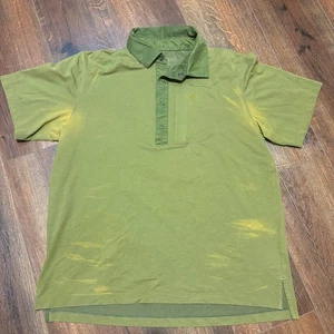 Camisa Polo Arcteryx A2B Para Hombres XL Verde Manga Corta Técnica Informal Senderismo - Imagen 1 de 8