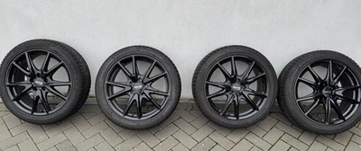 Winterkompletträder Ronal P99 Jetblack 7,5x18 ET 33 Fulda Winter 225/45R18 HP2 - Bild 1 von 4