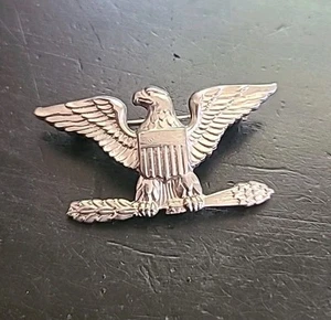 Vintage N.S. Meyer Should-R-Form Army Colonel Eagle Pin - Picture 1 of 4