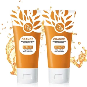 Orange Enzymes Exfoliating Gel for Face & Body Orange Exfoliating Gel Moistur... - Picture 1 of 6