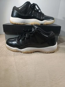 Nike Air Jordan 11 XI Retro Jugend Schuhe schwarz rot 528896 001 Größe 6,5Y - Bild 1 von 11