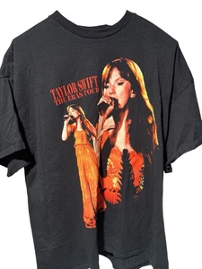 Taylor Swift Eras Tour 2023 2024 Concert T-Shirt Black XXL Double Sided Merch - Picture 1 of 4