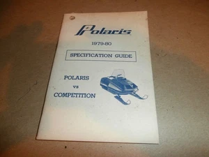 Vintage 1979 - 1980 Polaris vs Competition Snowmobile Specification Guide - Picture 1 of 8