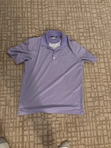 Lite Purple Greg Norman Country Club Poloshirt Herren L Kurzarm Play Dry - Bild 1 von 4