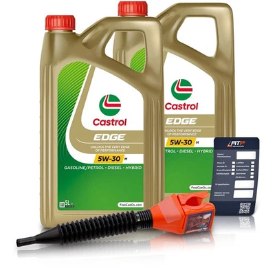 2x 5 L = 10 LITER CASTROL EDGE 5W-30 M MOTOR-ÖL MOTOREN-ÖL