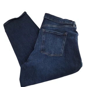 Old Navy size 18P Womens petite curvy Jeans Denim slimPockets sky-hi straight - Picture 1 of 11