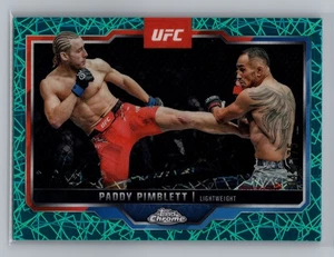 2025 Topps Chrome UFC Paddy Pimblett Teal Velocity/175 #177 9637 - Imagen 1 de 2