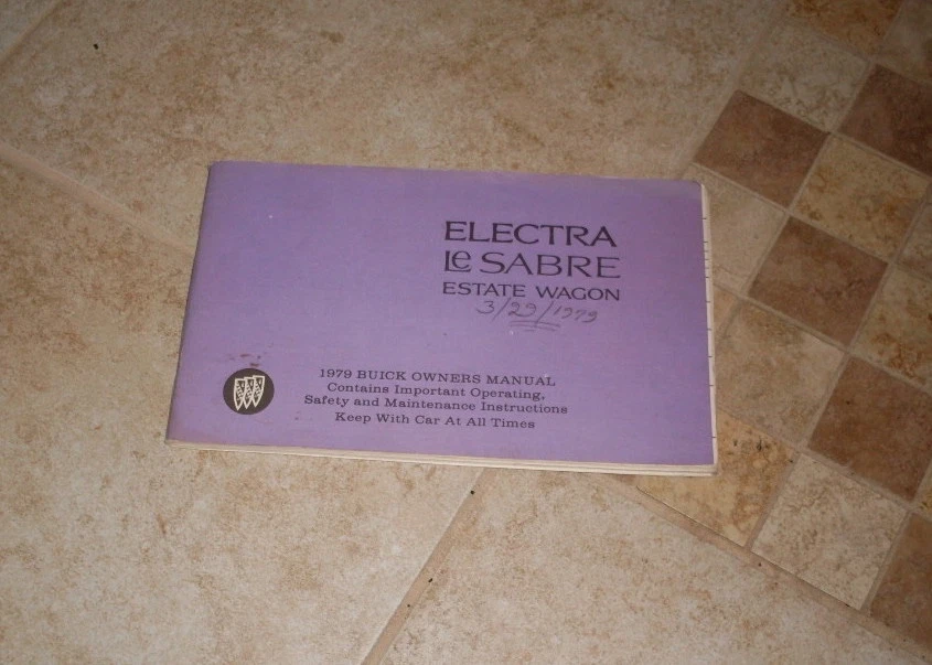 Buick LeSabre Electra Estate 1979 vagón manual del propietario guía del propietario  Foto 1 de 1