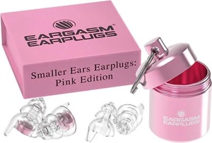 Eargasm PINK Edition High Fidelity Earplugs Smaller Small Size Ear Protection - Picture 1 of 8