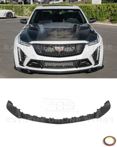 Divisor de labios delantero de fibra de carbono estilo extendido para Cadillac CT5-V BW 20-Up - Imagen 1 de 24