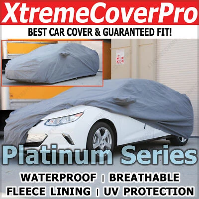 Ford Focus 2016 2017 2018 sedán impermeable cubierta de coche con bolsillo espejo gris Foto 1 de 4