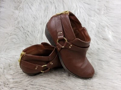 СПИСОК БЕЛЬЯ коричневый повседневный лошадь бит ботинок размер США 7,5 EUR 38 - Изображение 1 из 4