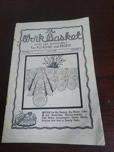 Vintage Work Basket Magazine June 1948 - Picture 1 of 2
