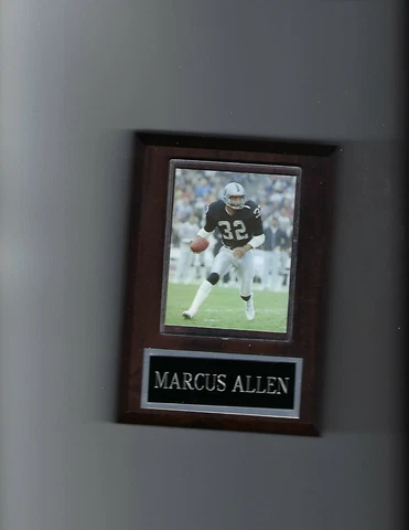 MARCUS ALLEN PLAQUE LOS ANGELES RAIDERS LA FOOTBALL NFL Cover