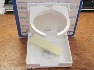 DRINK HOLDER WHITE ADJUSTABLE FOLDING SEADOG 5882211 BOAT PARTS BOATINGMALL EBAY - Picture 1 of 1