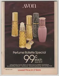1975 Avon Catalog Gift Items Personal Care Perfume Cologne Flyer Ads Campaign 26 - Imagen 1 de 7