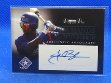 2007 TRISTAR Prospects Plus Farm Hands Authentic Auto Julio Borbon #FH-JB2 Auto