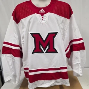 Brand New Men's adidas NCAA Miami University Redhawks Hockey Blank Jersey-SZ 56G - Picture 1 of 6