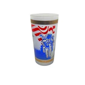 Vintage Kennedy Space Center Florida NASA Souvenir Drinking Glass Tumbler - Picture 1 of 5
