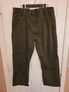 Levi's 501 White Oak Cone Denim Original Jeans Green Men's Fit 40x29 (tag42x30) - Picture 1 of 10