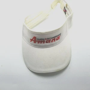 Amana Heating Air Conditioning Visor Hat Cap White Strapback B301D - Picture 1 of 5