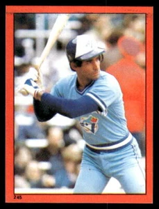 1982 Topps Stickers #245 Damaso Garcia Toronto Blue Jays - Picture 1 of 2