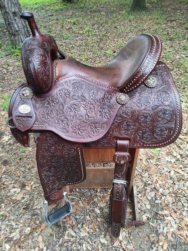 14.5" Martin Saddlery Crown C Barrel Saddle - 8" Gullet