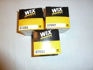 WIX Engine Oil Filter 57092 ( LOT OF 3 FILTERS ) - Picture 1 of 2