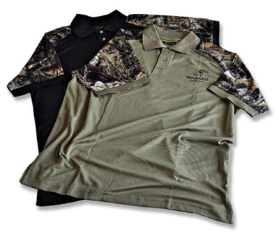 gary yamamoto bajo manga corta polo camiseta camuflaje de pescado NEGRO mediano camuflaje senko Foto 1 de 4