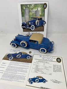 Danbury Mint 1929 Cord L-29 Special Coupe 1:16 Scale Diecast Model Car Box Title - Picture 1 of 12