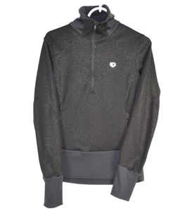 Pearl Izumi schwarz Fleece gefüttert Thermo Radfahren Reißverschluss Trikot/Jacke Damen M - Bild 1 von 4