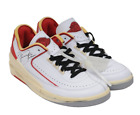 Nike Off White Air Jordan 2 Retro Low Top SP US 6.5 White Red Leather Chicago