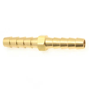 1/4 Id Hose Barb Tubing Splicer Fitting Straight Hose Repair Air Water Oil Gas - Picture 1 of 6