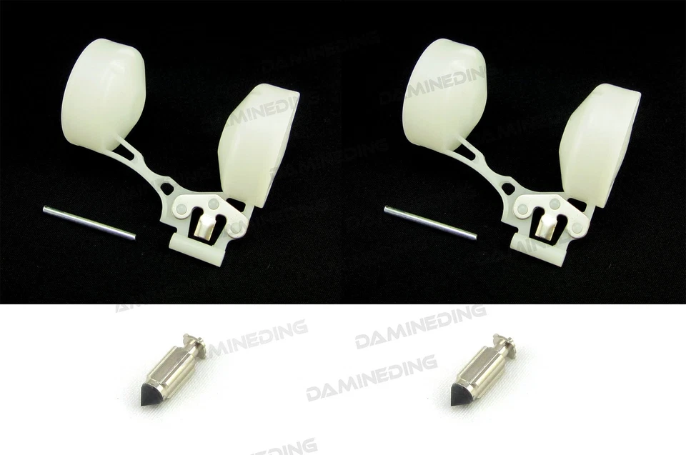 2X Aguja de carburador y pasador Ascot 500 FT500 válvula de flotador Foto 1 de 4