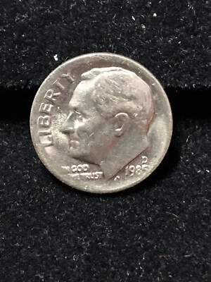 Error 1985 D Roosevelt Dime,Edgeless & Weak Strike Bothsid,Missing Torch Lines  - Image 1 of 4