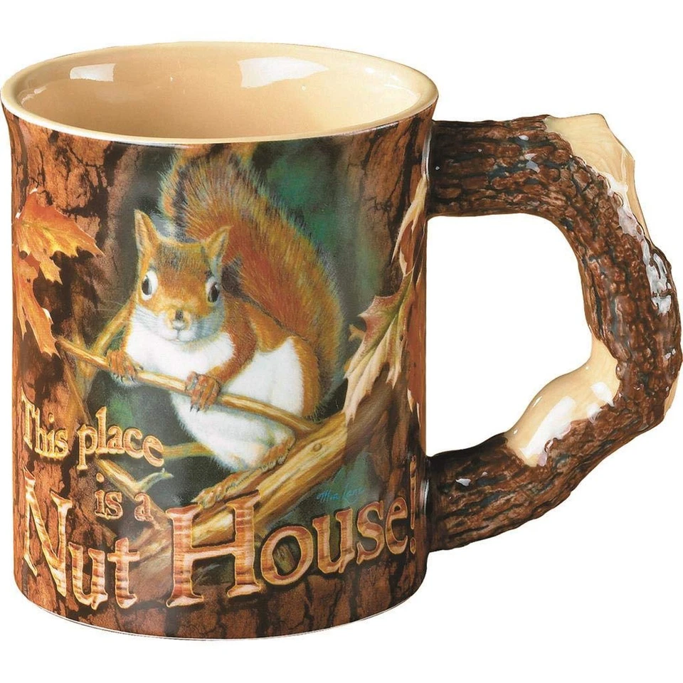 Wild Wings Sculpted Mug Nut House Squirrel Model 8955712074