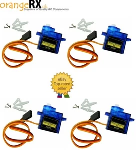 SG90 9g Mini Servo for Parkflyer Models robotics RC Servo - orangeRX UK - Picture 1 of 7