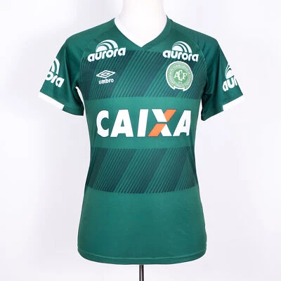 Camiseta verde de fútbol manga corta Umbro Chapecoense Home 2016 - Talla M Foto 1 de 4