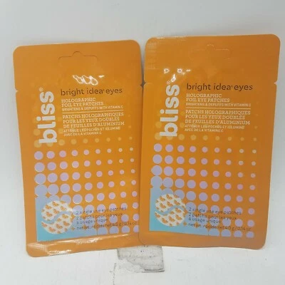 Set of 2: Bliss Bright Idea Eyes Holographic Foil Eye Patches - Image 1 of 2