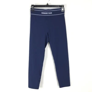 Running Bare Say My Name Crop Legging Women's Size 4/6 Blue High Rise Active Gym - Picture 1 of 8