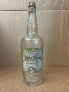 Vintage Harmony of Boston Bay Rum Bottle   16 oz with lid - Picture 1 of 2