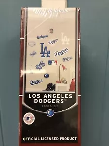 LA Los Angeles DODGERS Logo Sheet Fathead Jr Reusable Vinyl Wall Decal NEW - Picture 1 of 2
