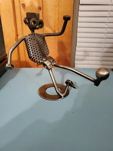 7 inch Metal Tool Robot Figure Display - Picture 1 of 2