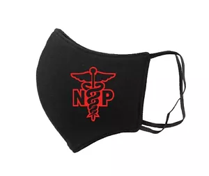 Maschera viso NP infermiere praticante PERSONALIZZATA maschere viso lavabili adulti - Foto 1 di 6